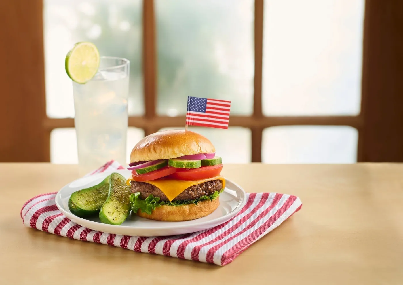 American oder Greek Burger