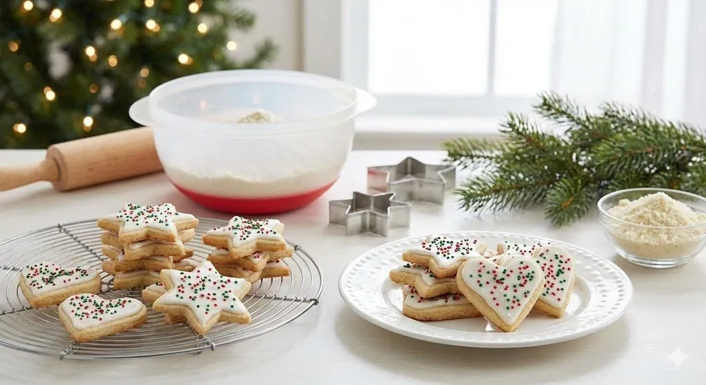 Glutenfreie Mandel-Weihnachtsplätzchen