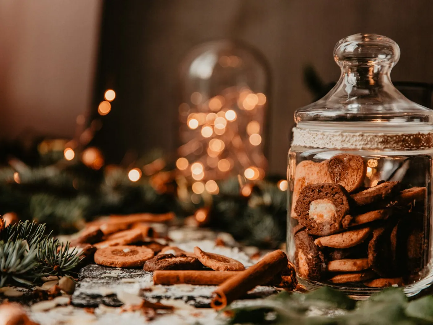 Galletas navideñas de vitral