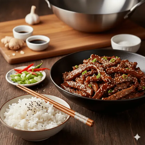Daging Sapi Goreng Asam Manis