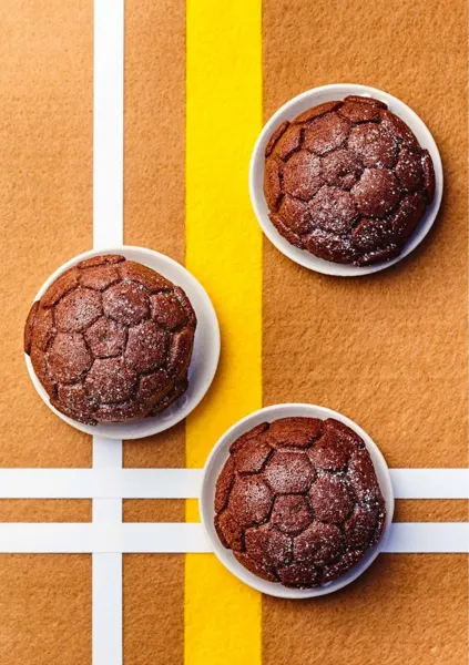 오렌지 초콜릿 미니 브라우니