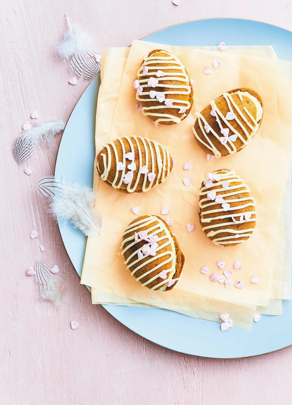 Mini-gulerodskager med flødeostcreme