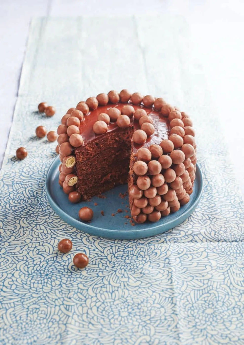 Lagkage med maltchokolade