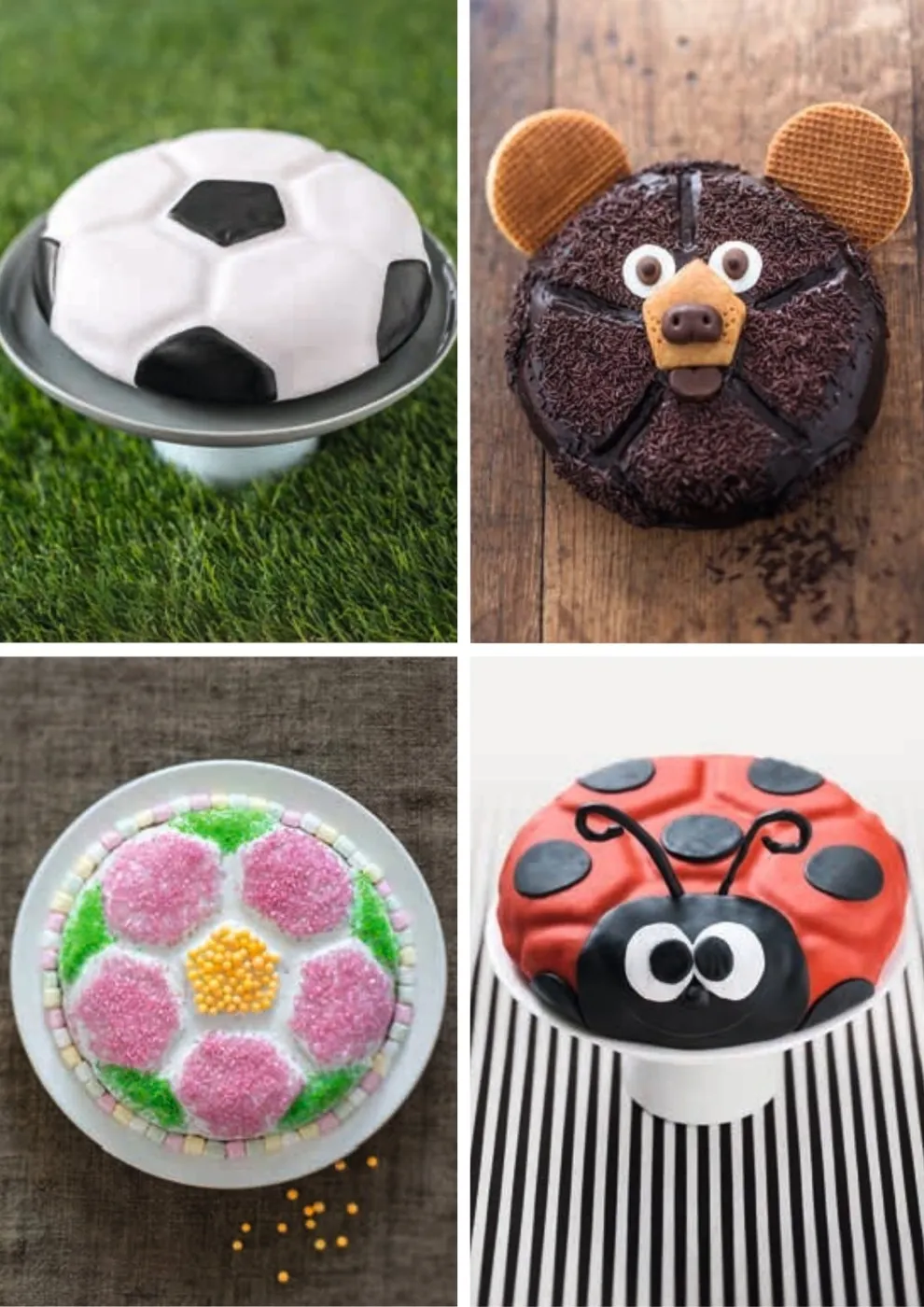 Kek Lemon Berhias, Empat Cara