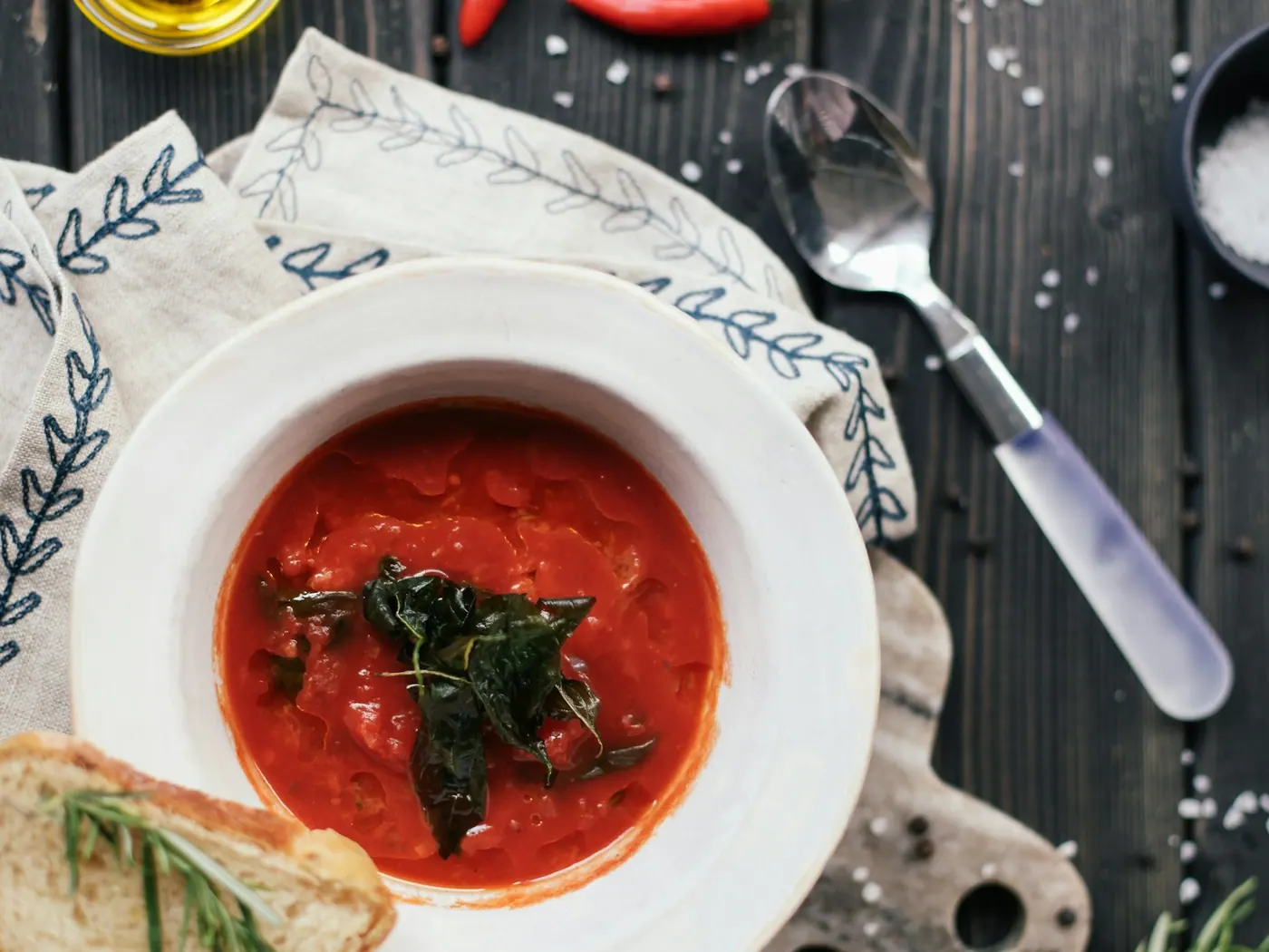 Gaspacho de pepino e coco