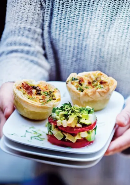 Mini tatins aux légumes verts d'avril