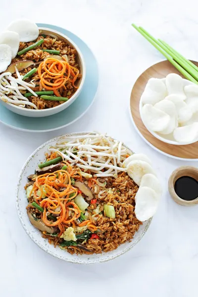 Nasi goreng (indonesisk stekt ris)