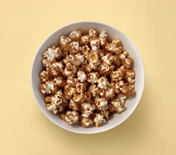 Popcorn med chokoladesmørepålæg