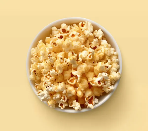 Popcorn med jordnødder