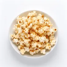 Popcorn med saltet smør