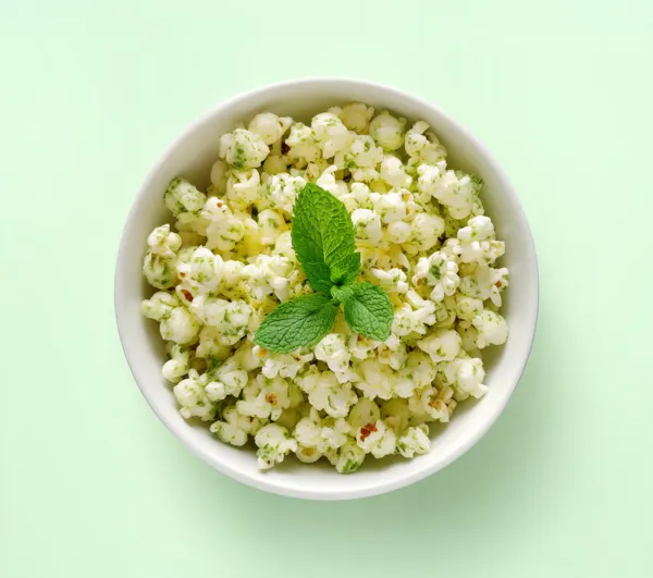 Popcorn med virgin mojito