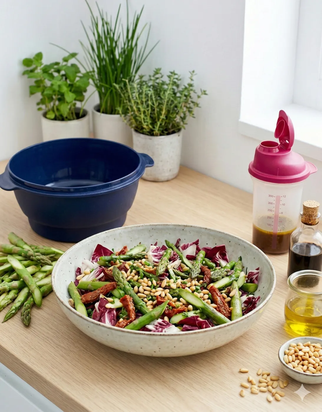 Ensalada primaveral de espárragos