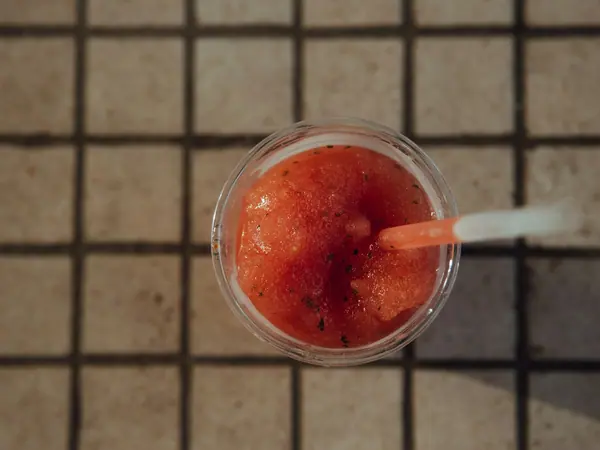 Gazpacho-granita