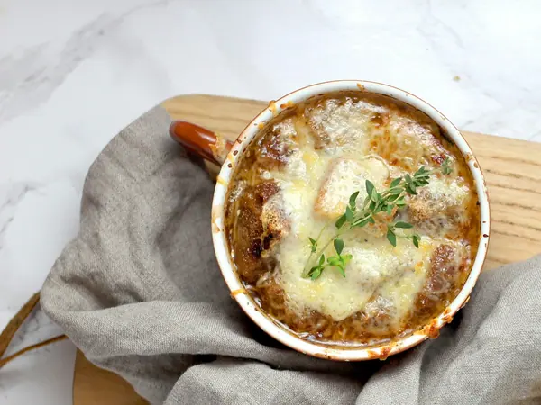 Fransk løgsuppe