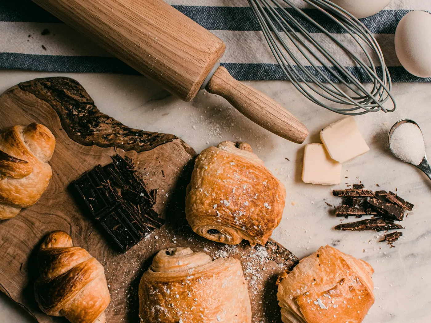 Croissant Selai Cokelat
