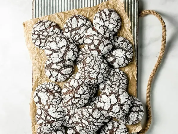Chokolade-crinkles