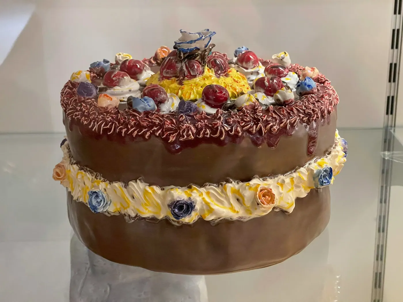 チョコレートのくまケーキ
