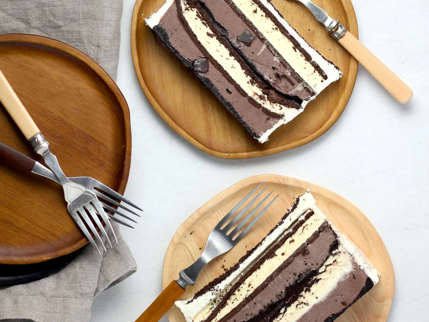 Schoko-Eis-Sandwichtorte