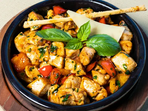 Tian mediterraneo di pollo