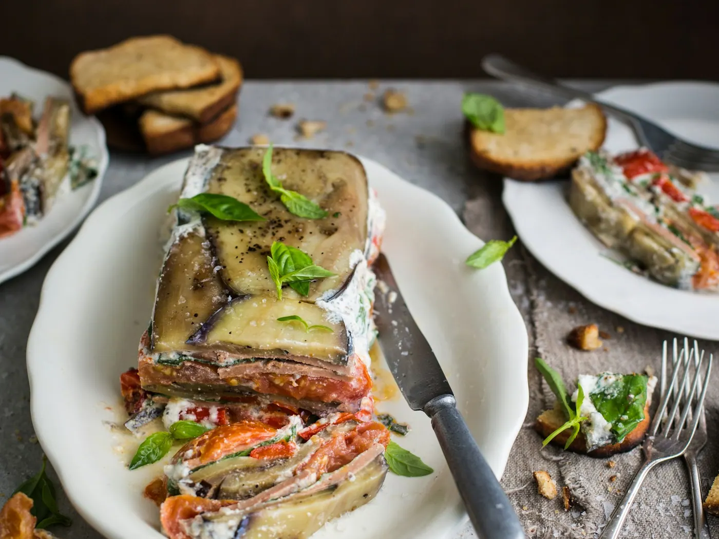 Zucchini-Parmesan-Terrine