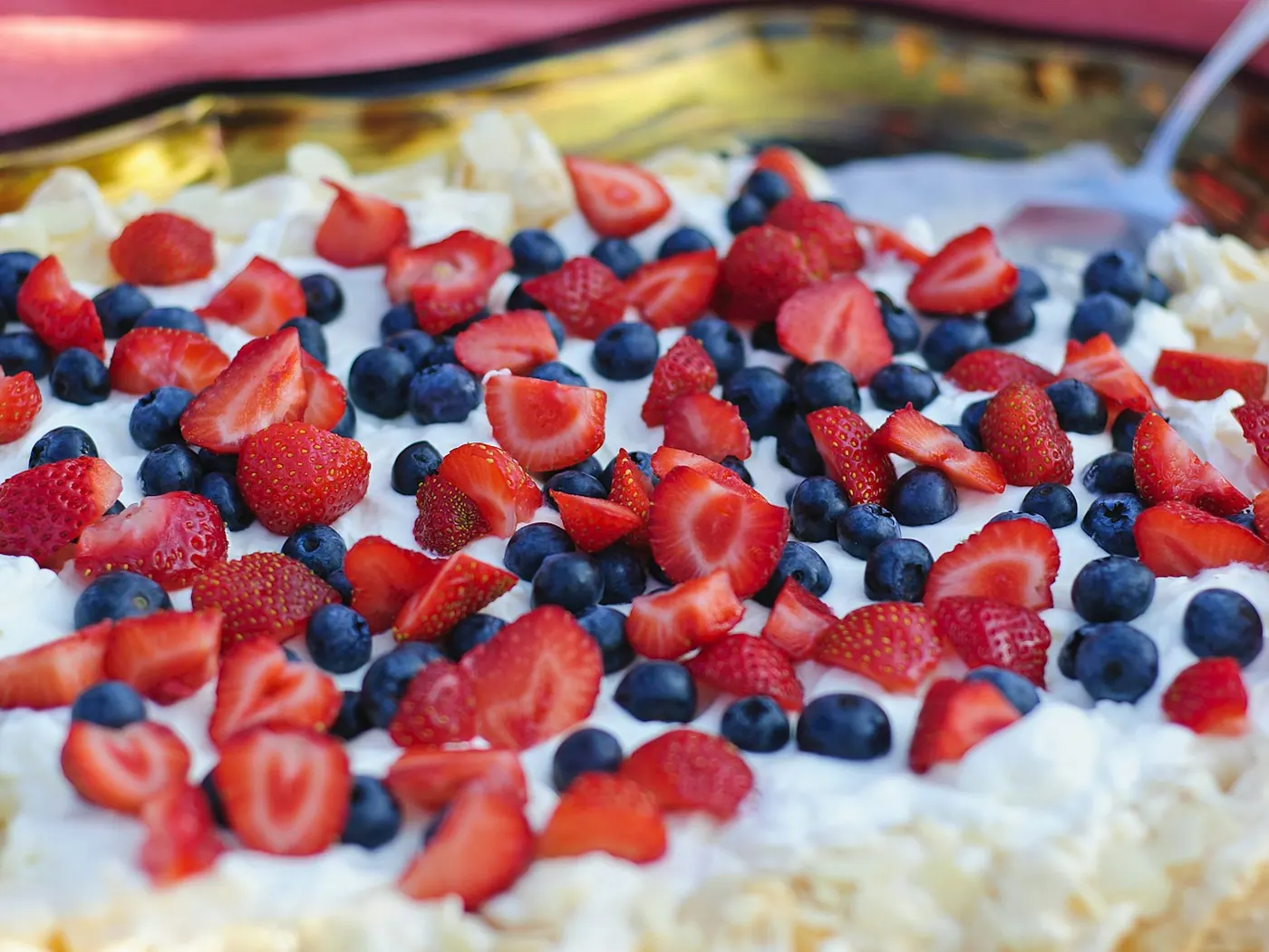 Trifle de frutos rojos del 4 de julio