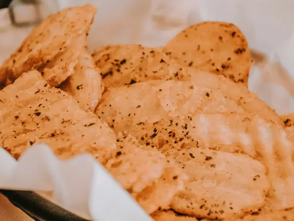 Krydrede bagelchips