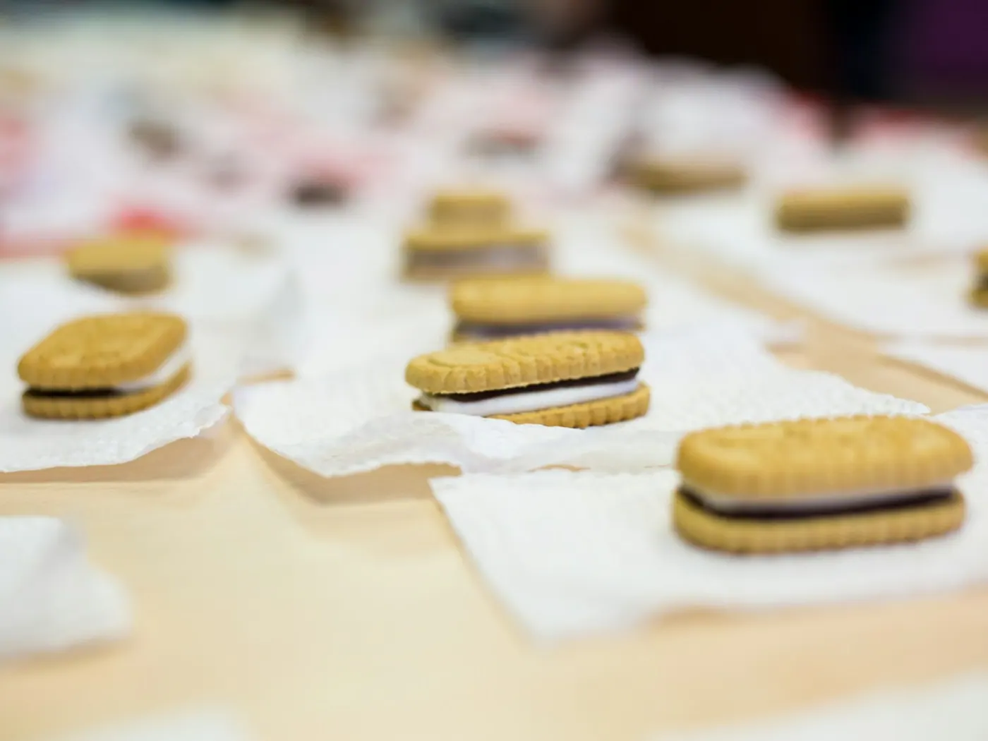 Galletas brookie rellenas