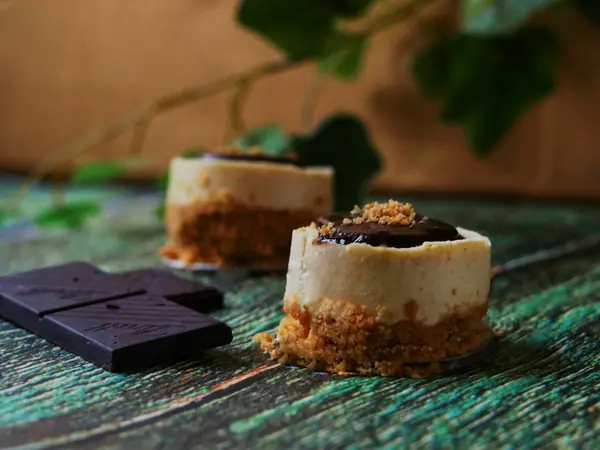 Mini cheesecakes de cereales