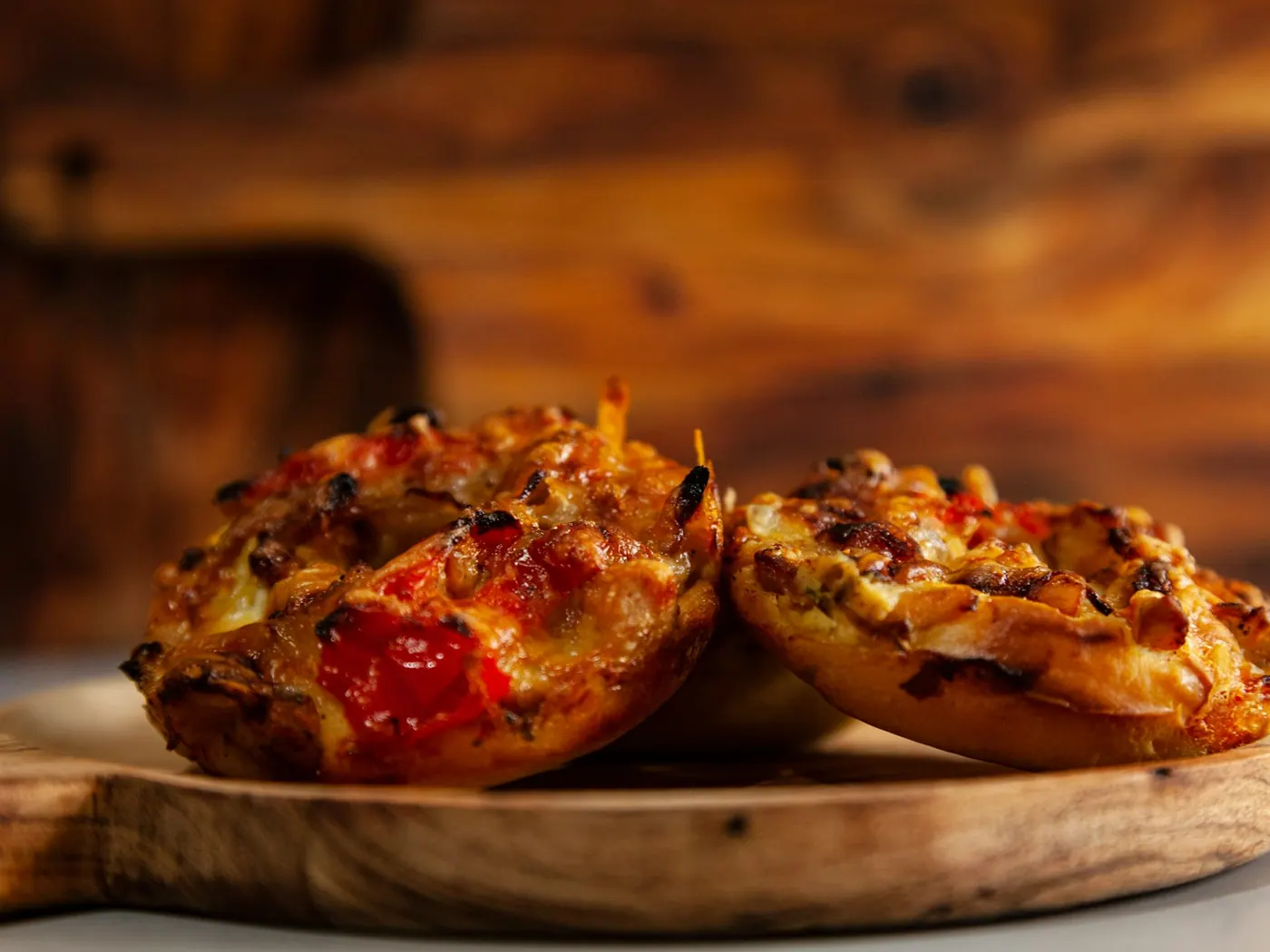 Ostiga pizzabullar