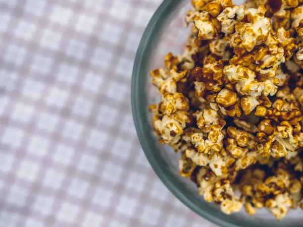 Popcorn med chokolade og speculoos