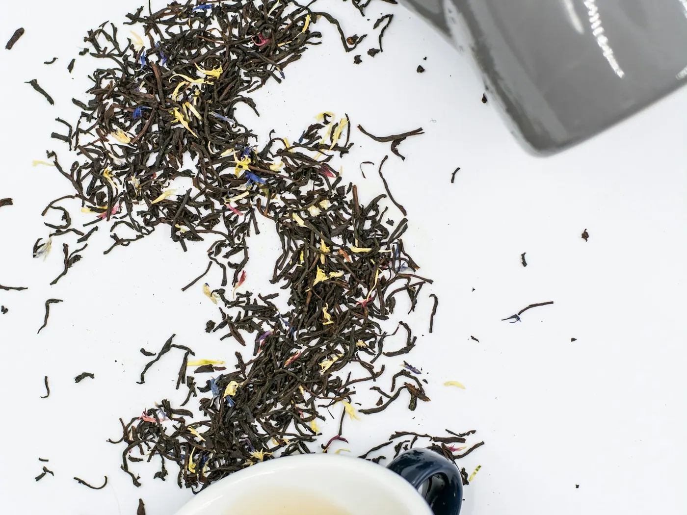 Koud getrokken Earl Grey met ananas