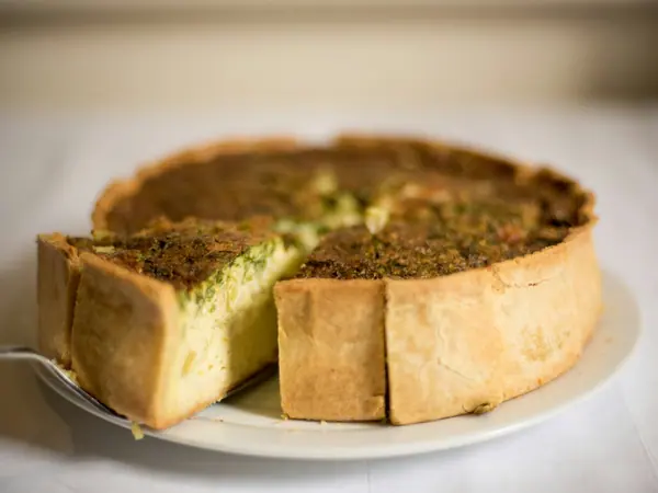 Squashquiche uden bund