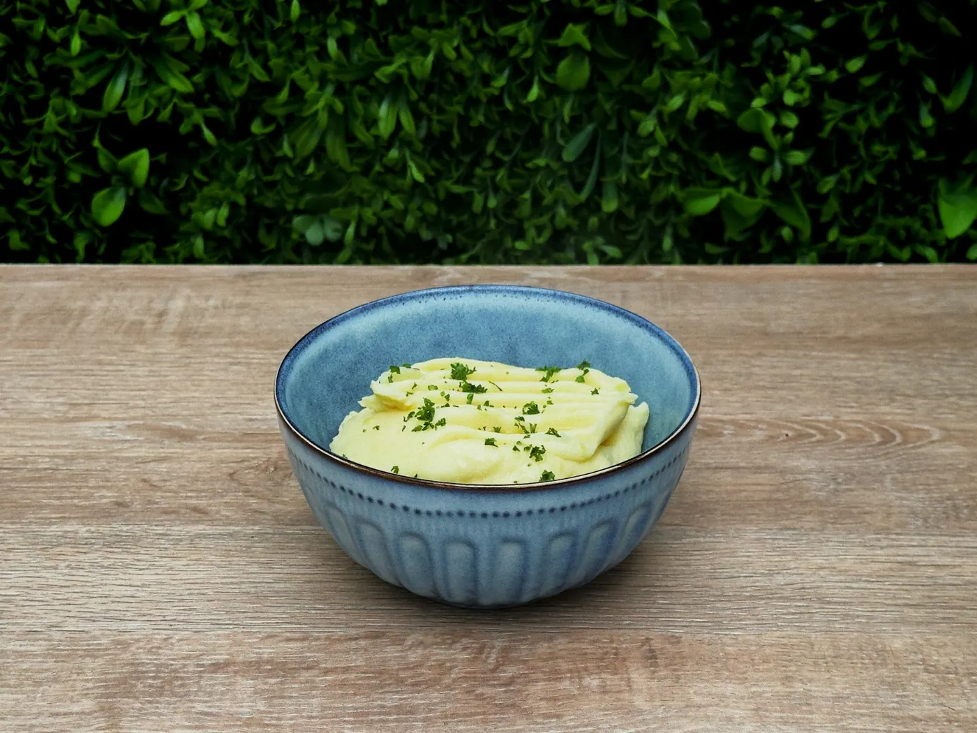 Purée de pommes de terre et patates douces
