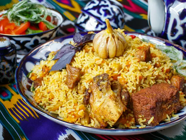 Merluzzo al mojo con riso pilaf