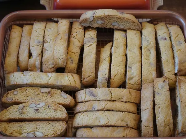 Einmal gebackene Biscotti