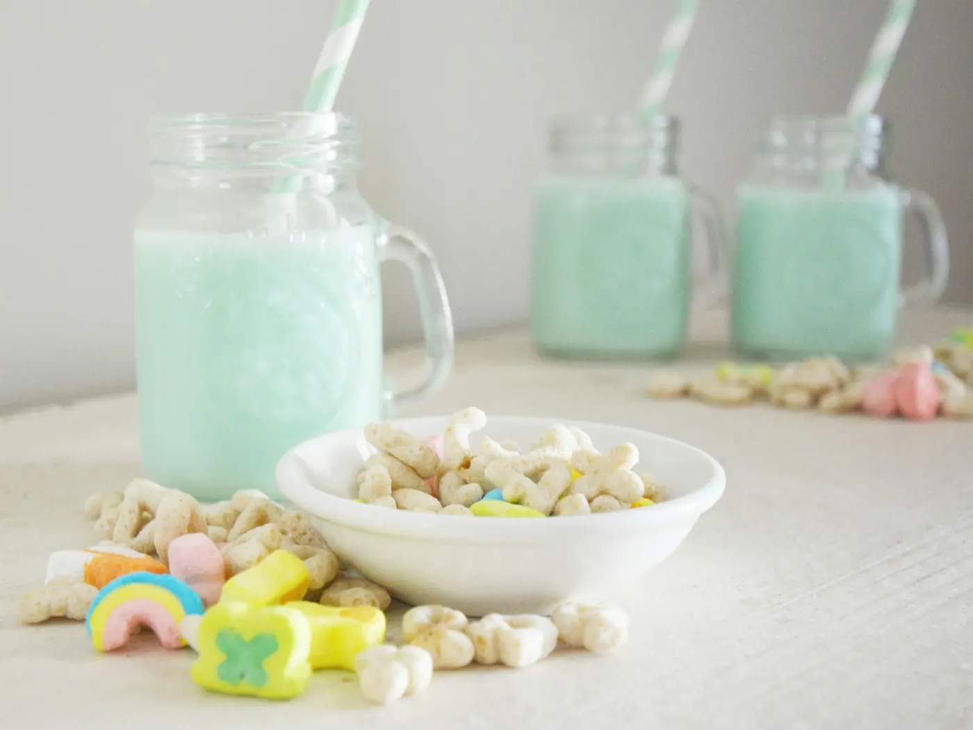 Gröna marshmallowrutor till St. Patrick's Day
