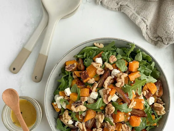 Ensalada de calabacín y calabaza de verano