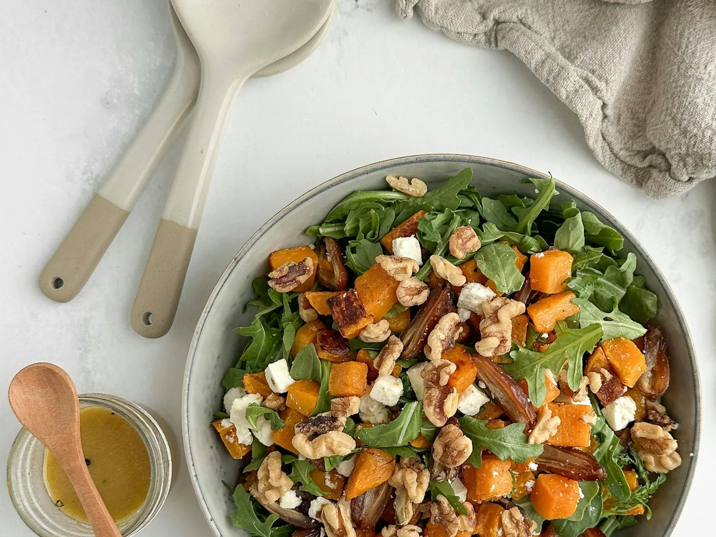 Sommersalat af squash
